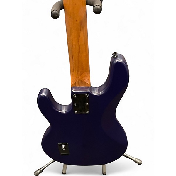 Used Sterling by Music Man STINGRAY  RAY34 NEPTUNE BLUE SATIN Electric Bass Guitar