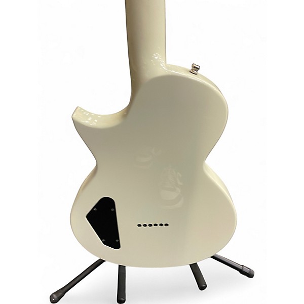 Used ESP LTD Deluxe EC01FT White Solid Body Electric Guitar