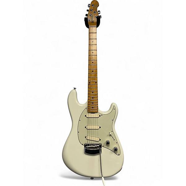 Used 2016 Ernie Ball Music Man CUTLASS IVORY WHITE Solid Body Electric Guitar