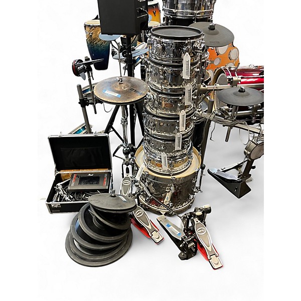 Used Pearl/drum-tec Mimic Pro/Diablo Electric Drum Set