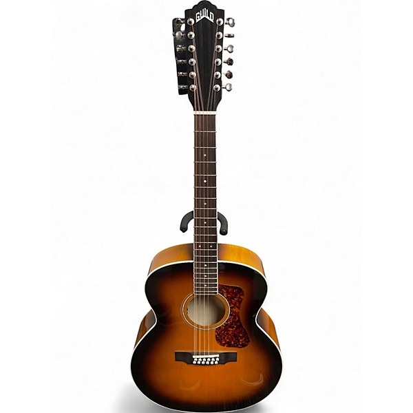 Used Guild F-2512E Deluxe Antique Sunburst 12 String Acoustic Electric Guitar