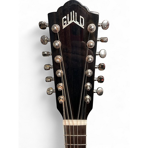 Used Guild F-2512E Deluxe Antique Sunburst 12 String Acoustic Electric Guitar