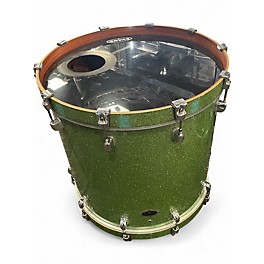 Used TAMA 4 Piece Starclassic Green Sparkle Drum Kit