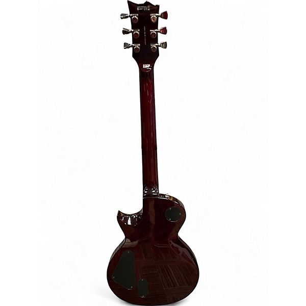 Used ESP LTD EC1000qm Red Solid Body Electric Guitar