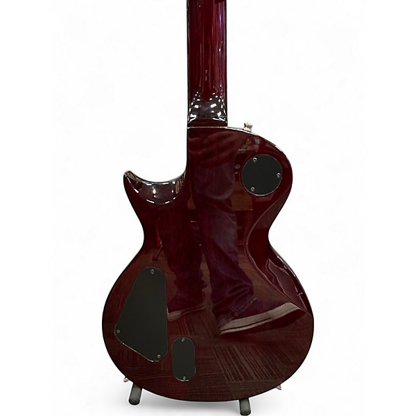 Used ESP LTD EC1000qm Red Solid Body Electric Guitar