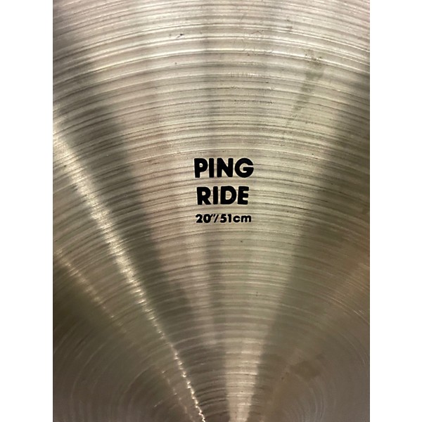 Used Zildjian 20in A PING RIDE Cymbal