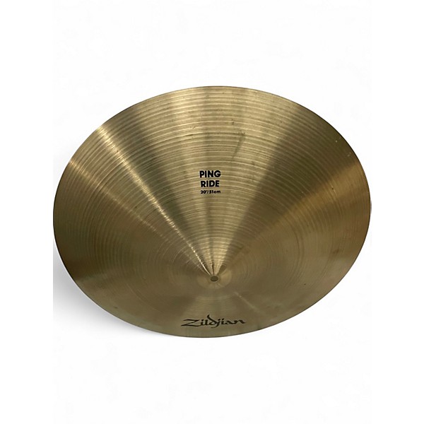 Used Zildjian 20in A PING RIDE Cymbal