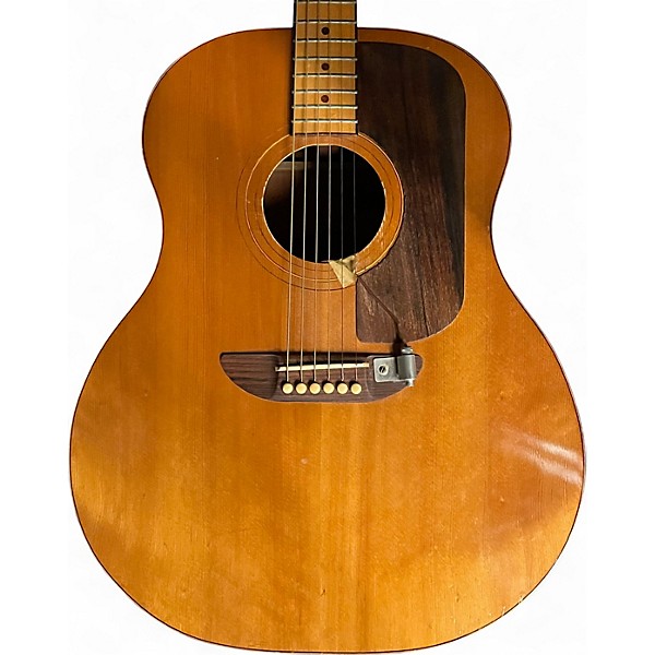 Vintage 1970s Ernie Ball EARTHWOOD ACOUSTIC Antique Natural Acoustic Electric Guitar