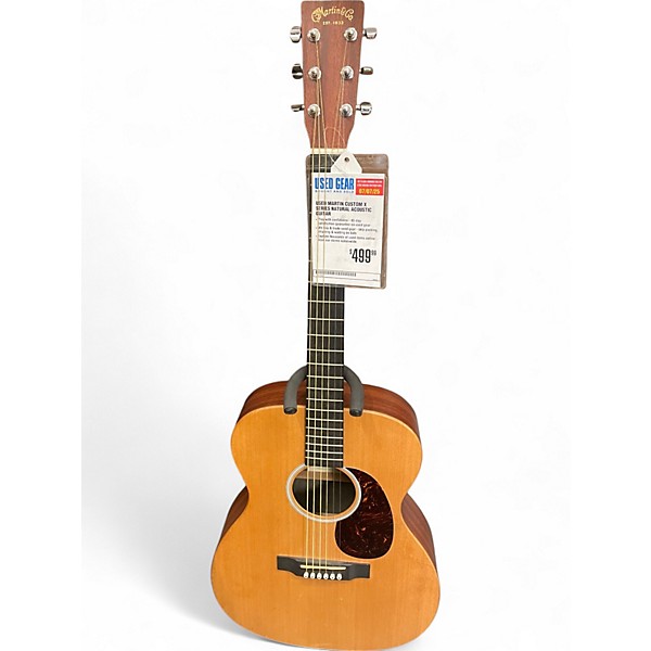Used Martin Custom X Series Natural Acoustic Guitar