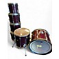 Vintage 1980s TAMA 6 Piece ArtStar ES Chrome Red Drum Kit