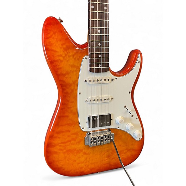 Used Alvarez Classic Custom Trans Amber Solid Body Electric Guitar
