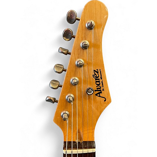 Used Alvarez Classic Custom Trans Amber Solid Body Electric Guitar