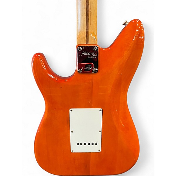 Used Alvarez Classic Custom Trans Amber Solid Body Electric Guitar