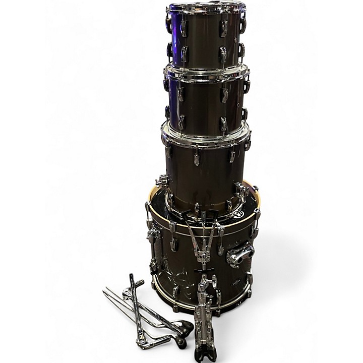 【美品】 Nova Drum C Golden Gate 10 Used Pearl 4 Piece Vision Steel Grey Drum Kit Steel Grey