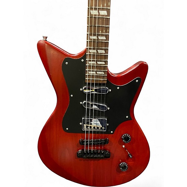 Used J Perez Atlas Red Solid Body Electric Guitar