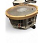 Used Pork Pie 7X13 Exotic Rosewood and Zebra Wood Natural Drum