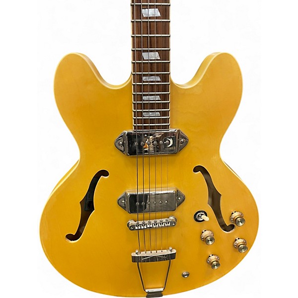 Used Epiphone Inspired By John Lennon Casino Natural Hollow Body Electric Guitar
