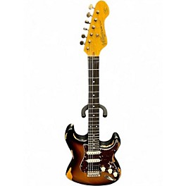 Used Vintage Icon Series V6 Distressed Solid Body Electric Guitar