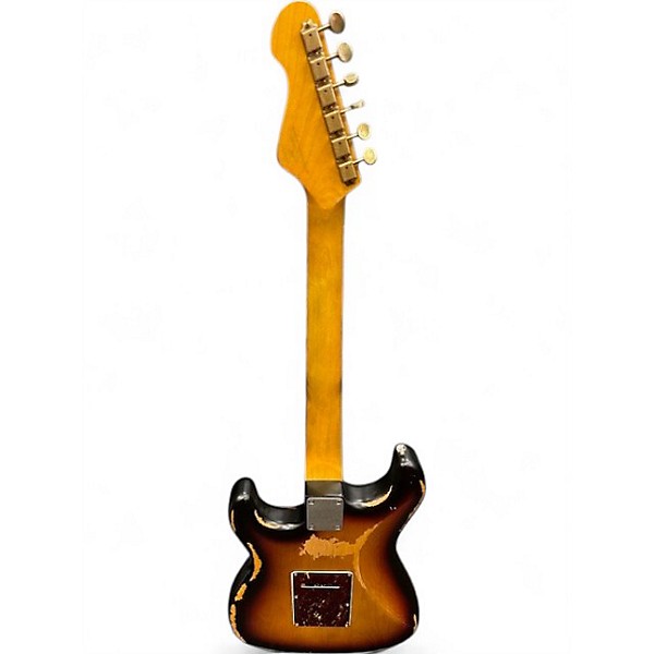 Used Vintage Icon Series V6 Distressed Solid Body Electric Guitar