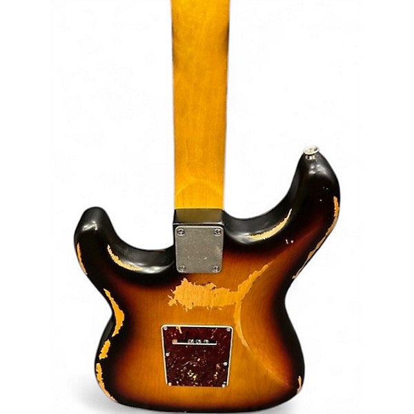 Used Vintage Icon Series V6 Distressed Solid Body Electric Guitar