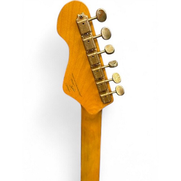 Used Vintage Icon Series V6 Distressed Solid Body Electric Guitar