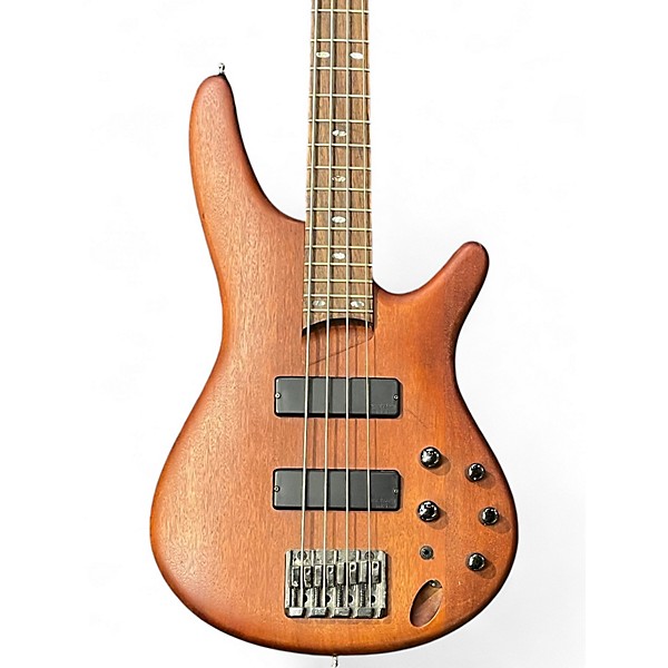 Used 2013 Ibanez SR500 Brown Electric Bass Guitar