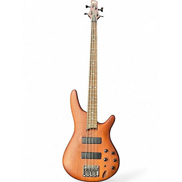 Used 2013 Ibanez SR500 Brown Electric Bass Guitar