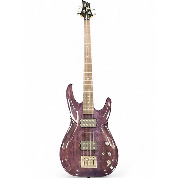 Used Diamond ST SERIES Purple Electric Bass Guitar