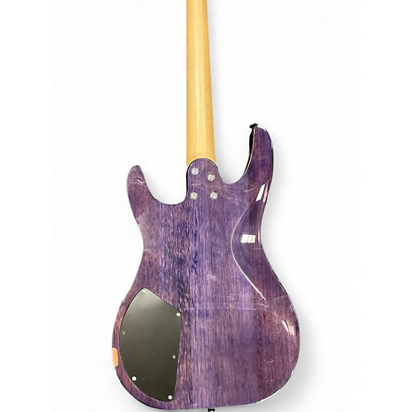 Used Diamond ST SERIES Purple Electric Bass Guitar