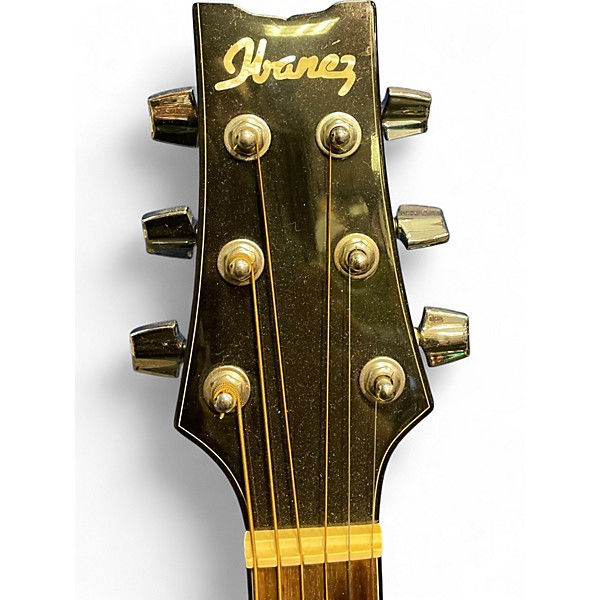 Used Ibanez A100E Black Acoustic Electric Guitar