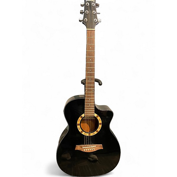 Used Ibanez A100E Black Acoustic Electric Guitar