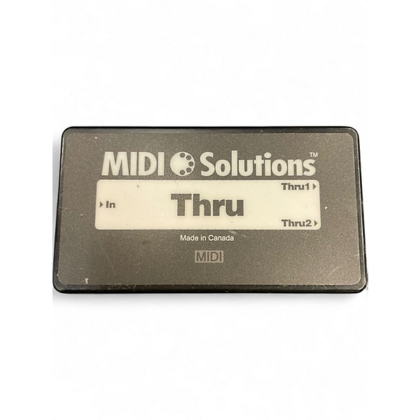 Used MIDI Solutions THRU MIDI Utility