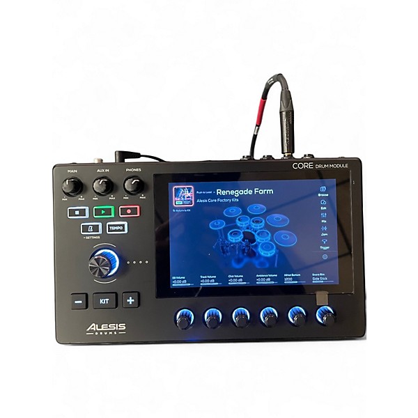 Used Alesis Strata Core 9-Piece Electronic Drum Kit With 7" Touchscreen Electric Drum Set