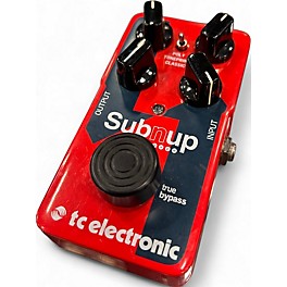 Used TC Electronic Sub N Up Octaver Effect Pedal