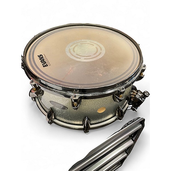 Used Orange County Drum & Percussion 14in 25 PLY SNARE Silver Sparkle Drum