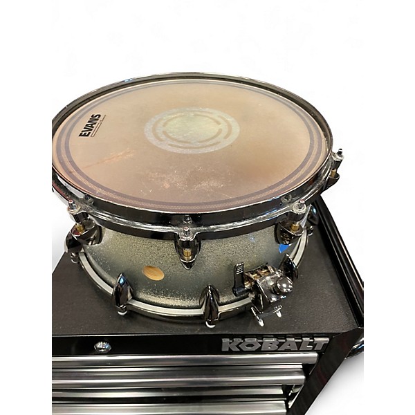 Used Orange County Drum & Percussion 14in 25 PLY SNARE Silver Sparkle Drum