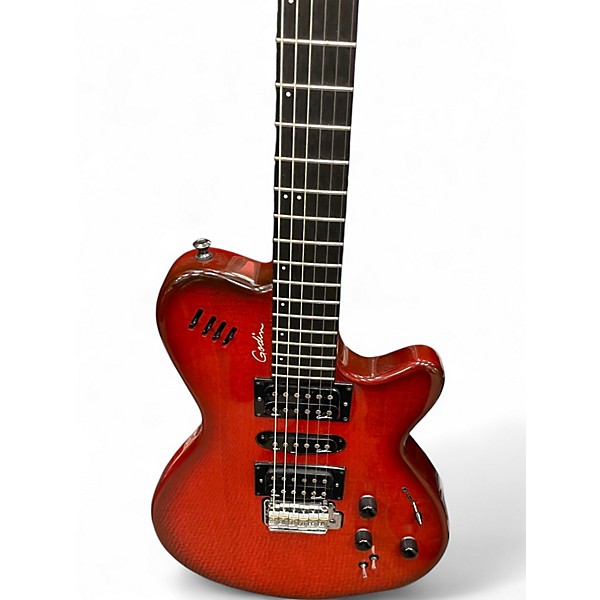 Used Godin XTSA Trans Red Solid Body Electric Guitar