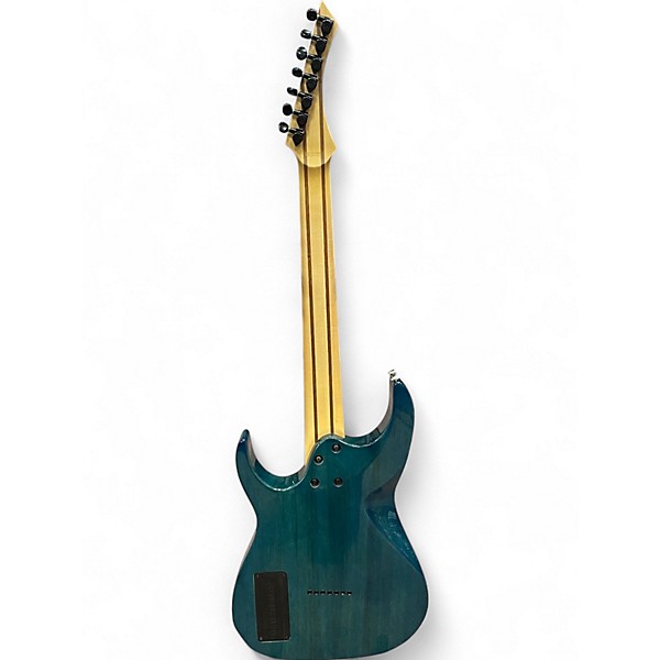 Used Cerberus EREBUS 7 AE Blue Burst Solid Body Electric Guitar