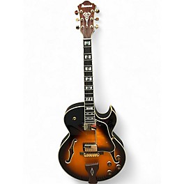 Used Ibanez LGB30 George Benson Signature Vintage Yellow Sunburst Hollow Body Electric Guitar