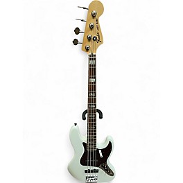 Used 2023 Fender MIM Jazz Bass White Electric Bass Guitar