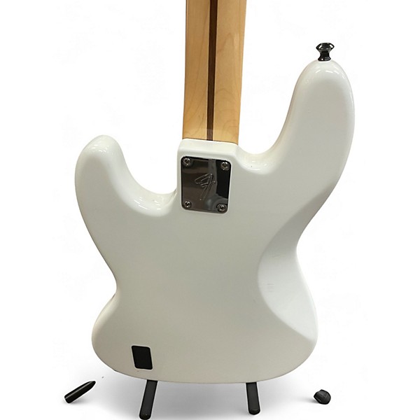 Used 2023 Fender MIM Jazz Bass White Electric Bass Guitar