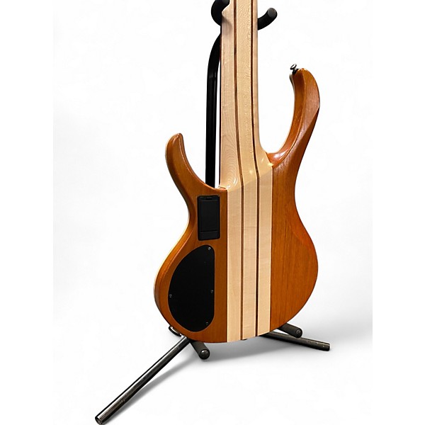 Used Ibanez BTB846 Natural Burl Electric Bass Guitar