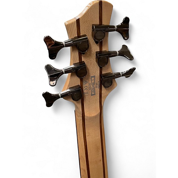 Used Ibanez BTB846 Natural Burl Electric Bass Guitar