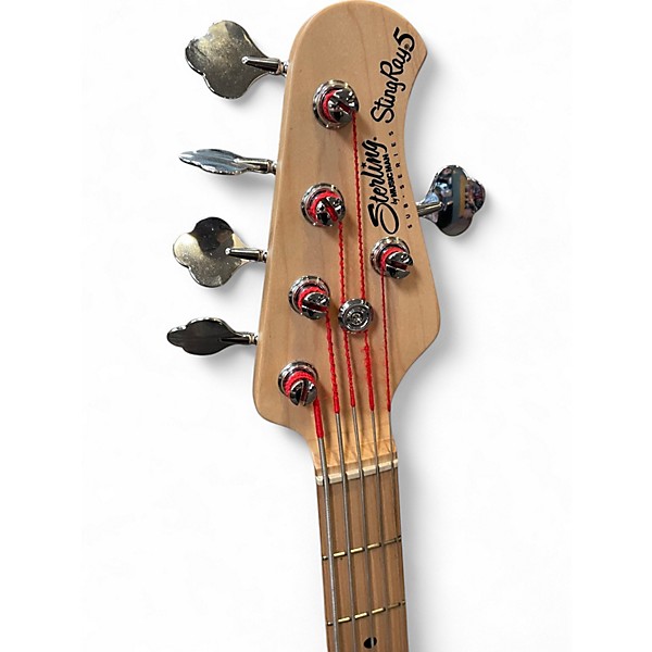 Used Sterling by Music Man Ray5 5 String Black Electric Bass Guitar