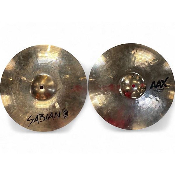 Used SABIAN 14in AAX Medium Hats Cymbal