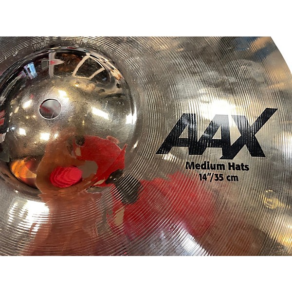 Used SABIAN 14in AAX Medium Hats Cymbal