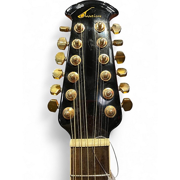 Used Ovation CC245 Celebrity Honey Burst 12 String Acoustic Electric Guitar