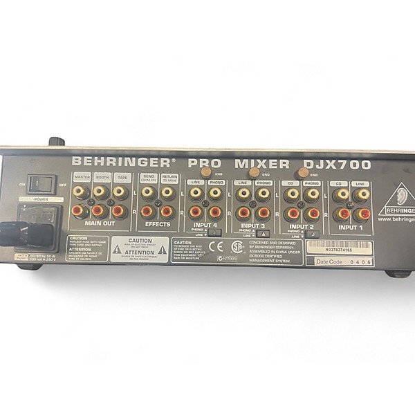 Used Behringer DJX700 DJ Mixer