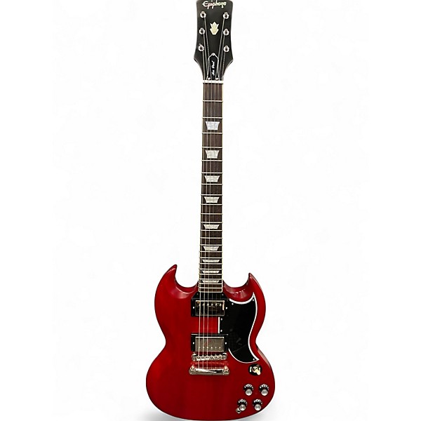 ギター Epiphone IBG 1961 Les Paul SG Standard Epiphone 1961 Les Paul SG Standard - Aged Sixties Cherry