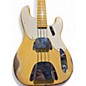 Used Fender 55 P BASS HEAVY RELIC NOCASTER BLONDE Electric Bass Guitar thumbnail